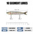 Shallow or Deep Diving Crankbait with BKK Hooks, Wobble Fishing