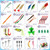 71Pcs Fishing Lures Kit, Fishing Tackle Box Fishing Baits Including Crankbaits for Bass