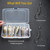 6 Pcs Fishing Lure Set with Durable Hard Plastic Tackle Box | Bass Trout Saltwater