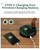 ELYONA Modern LED Desk Lamp with Upgraded Wireless Charger & USB C Charging Port Sapele Wood Table Lamp Swing Arm Bedside Reading Task Light