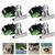 LIOOBO 4PCS Fish Alarm Bite Indicator Sound LED Fishing