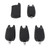 4 Pcs Fishing Bite Alarm Pcs Receiver Indicator Sound LED Light Alert Fish
