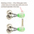 40 pcs Fishing Pole Copper Catfish Bells Clamp on for Rods Tips