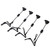 Fishing Bite Alarm, 4 Pcs LED Illuminated Bite Indicators