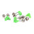 Fishing Bell 50Pcs 4.5cm Outdoor Bells Rod Clamp Bite Lure Alarm