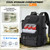 RAINSMORE Fishing Backpack with Rod Holders & Cooler 40L