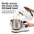 Hamilton Beach Electric Stand Mixer, 4 Quarts, Dough Hook