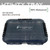 Waterproof Utility Box, Tackle Storage, Dry Box, Customizable Tackle Tray