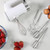 5-Speed Electric Hand Mixer Light Weight 400W Dough Hooks
