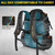 Backpack with Cooler & 4 Rod Holder, Sunglasses Pocket, Fishing Tackle