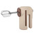 PINGANRUYI Handheld Electric Food Mixer Wireless Portable Automatic Cake Mixer Cream Mixer Pastry Handheld Mixer for Kitchen(Brown)