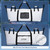 Goture Insulated Fish Cooler Bag, 500D PVC Leakproof Fishing Kill Bag, Waterproof Fish Bags with Carry Handle and Strap, Large Fishing Cooler Bags with Drain Plug, 59.84”x 20.08”x 9.06”