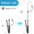 Fishing Gaff Aluminum/Fiberglass Pole with Nonslip
