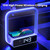 Digital Alarm Clock Wireless Charger, Dimmable Small Bedside Lamp with Alarm Clock for Bedrooms Home Office