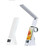 IHAO 6in1 Multifunctional Foldable LED Table Lamp with Wireless Charger Digital Alarm Clock Eye-Care Lighting 3 Color Modes