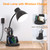 Desk Lamp for Home Office, 10W Wireless Charging, Eye-Caring LED Desk Light, CRI 95+ 3 Color Modes Stepless Dimming Pen Holder