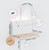 Bedside Wall Sconces with Wireless Charging Station & USB Charging, 3 Adjustable Color Temperatures LED Reading light