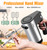 600W Electric Hand Mixer with 6 Piece Mixing Bowls with Airtight Lids Set