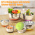 600W Electric Hand Mixer with 6 Piece Mixing Bowls with Airtight Lids Set