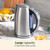 Cuisinart PerfecTemp 1.7-Liter Electric Kettle, Cordless Electric Tea Kettle