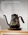Electric Kettle, ±1°F Precise Temperature Control, 1500W Fast Heating, Pour Over Coffee & Tea