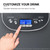 Glass Electric Kettle with Auto Lift Tea Infuser and Temperature Control
