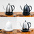 1.0L Gooseneck Electric Kettle, Stainless Steel Water Boiler for Coffee Brew