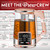 Electric Glass Kettle – 1.7L Programmable Tea & Coffee Brewer with Digital Touch Display