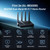 High-Speed WiFi Router for Wireless Internet w/VPN, 5 x 2.5G Ethernet Port for Fiber Optic Modem, Long Range Large Home