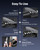 Electric Knife Sharpener for Kitchen, 3-Stage Knife Sharpener Electric with 100% Diamond Abrasives