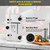 2-Stage Electric Knife Sharpener with Diamond Abrasives and Precision Angle Guides