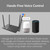 D-Link WiFi Router AC1200 High Power Gigabit Ethernet Dual Band Mesh Wireless Internet for Home Gaming Parental Control Wi-Fi (DIR-1260)
