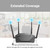 D-Link DIR-1950 IEEE 802.11ac Ethernet Wireless Router - 2.40 GHz ISM Band - 5 GHz UNII Band - 4 x Antenna(4 x External)