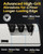 Electric Knife Sharpener, Professional 3-Stage High-Grit Diamond Sharpening System
