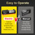 Electric for Kitchen Knives, with 100% Diamond Abrasives and Precision Angle Guides