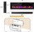 LEMBERI 72 inch Electric Fireplace Recessed and Wall Mounted,750/1500W Fireplace Heater and Linear Fireplace with Timer