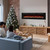 48'' Electric Fireplaces Inserts, Recessed & Wall-Mounted Fireplace Heater with Thermostat