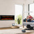 72 inch Electric Fireplace Heater, Smart Control via Alexa& App, Recessed and Wall Mounted Fireplace Insert with Multicolor Realistic Flame Effects,