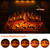 36 Inches Fireplace Insert with Overheating Protection, Fire Crackling Sound, Remote Control, 750/1500W, Black