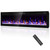 Electric Fireplace 72” Recessed and Wall Mounted Fire Places with Remote Control, Screen Control