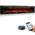 88" Electric Fireplace, Recessed/in-Wall or Wall Mounted, 80-90" Linear, Ultra-Narrow Frame, WiFi App + Alexa, 6 Flame