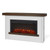 Bernice Landscape Electric Fireplace in White by Real Flame