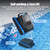 PC20 Automatic Robotic Pool Cleaner, Cordless Pool Vacuum Robot for Inground & Above Ground Pools, Smart Navigation