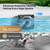 DREAME Z1 Cordless Robotic Pool Cleaner, 8000 GPH Suction, Floor & Wall & Waterline Cleaning,  for Above & In-Ground Pools, 180+ Minutes Runtime