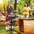 Giantex Electric Grill Outdoor, 1200W Electric BBQ Grills Outdoor Cooking with Lid & Thermometer