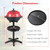 Giantex Electric Grill Outdoor, 1200W Electric BBQ Grills Outdoor Cooking with Lid & Thermometer