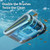 Cordless Robotic Pool Cleaner -Pool Vacuum 180W Brushless Motor, 45,000Pa Suction, Wall Climbing, Sonar Navigation
