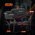 43-inch Charcoal Outdoor BBQ Grill - Portable Camping Grill for 6-10 People, Offset Smoker