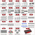 Fishing Tackle Kit - All-in-One Freshwater Hooks, Weights,