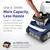 Polaris ERA 820 Robotic Pool Cleaner with Cyclonic Vacuum, Dual Brushes, 60ft Swivel Cable